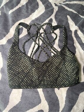 lululemon athletica Sports Bra with Olive Speckle